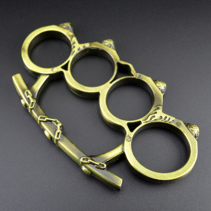 Chain- Brass Knuckle Duster Grapple Window Breaking EDC