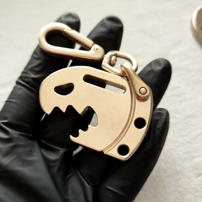 H59 Brass Bottle Opener Key Holder EDC Pendant
