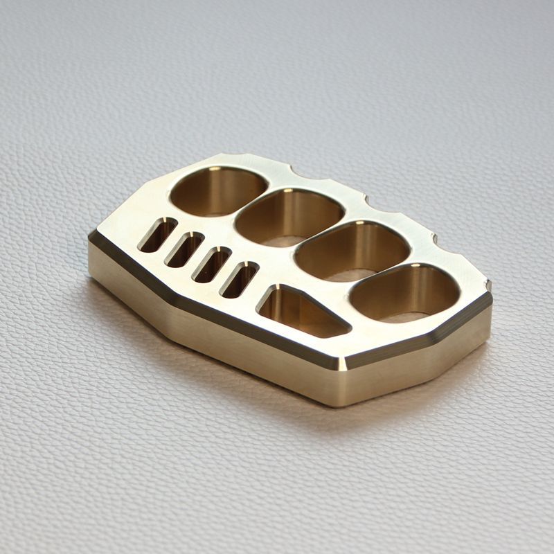 Thickened Solid Brass Knuckle Duster Safety-defend EDC