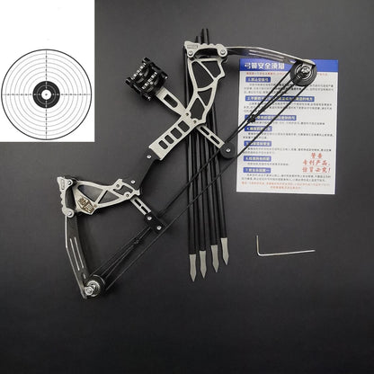 Compound Bow Set Shooting Bow Arrow Camping Hunting Small Animal