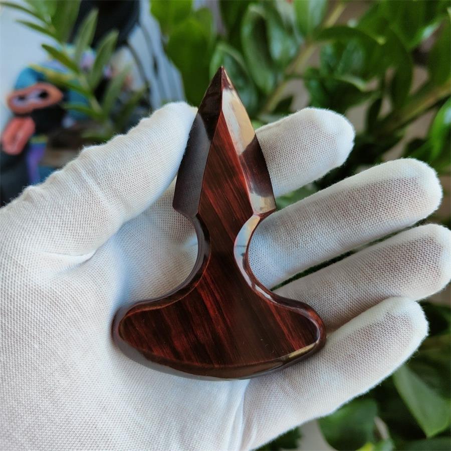 Pure Hand-polished Rosewood Finger Spiked Thorn Safety-defend