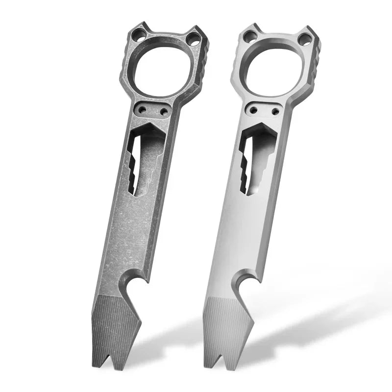 Titanium Alloy Crowbar Screwdriver Bottle Opener Wrench Stick