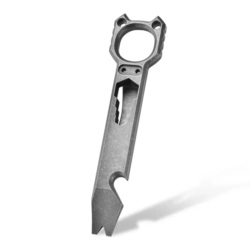 Titanium Alloy Crowbar Screwdriver Bottle Opener Wrench Stick