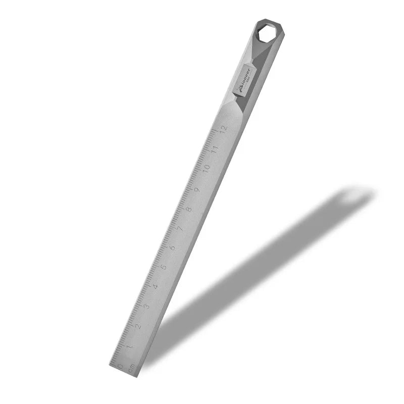 Titanium Alloy Straight Ruler EDC Waist Hanging Crowbar