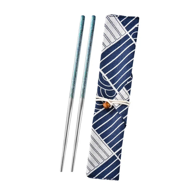 Pure Titanium Chopsticks Do Not Mold Household Non-slip