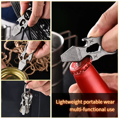 Titanium Alloy Hexagonal Wrench Bottle Opener Knuckle