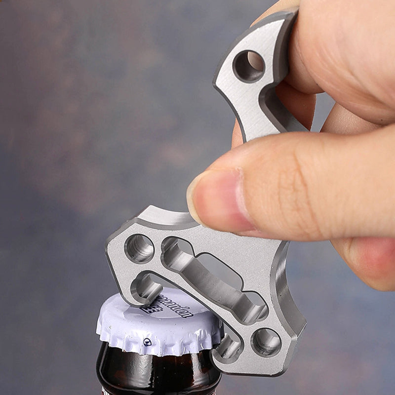 Power- Multi-function Steel Knuckle Bottle Opener Safety-defend