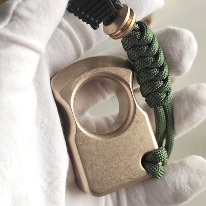 Multi-style Single Finger Brass Knuckle Duster Safety-defend EDC