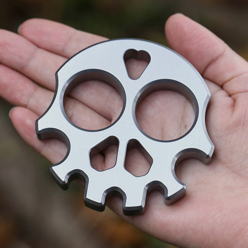 Jellyfish- Steel Knuckle Duster Safety-defend Pendant EDC Tool