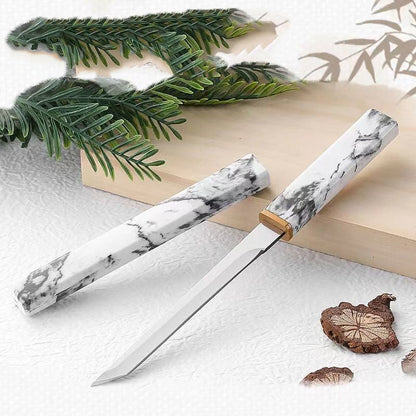 Portable Small Straight Knife Fruit Knives Defense EDC Tool