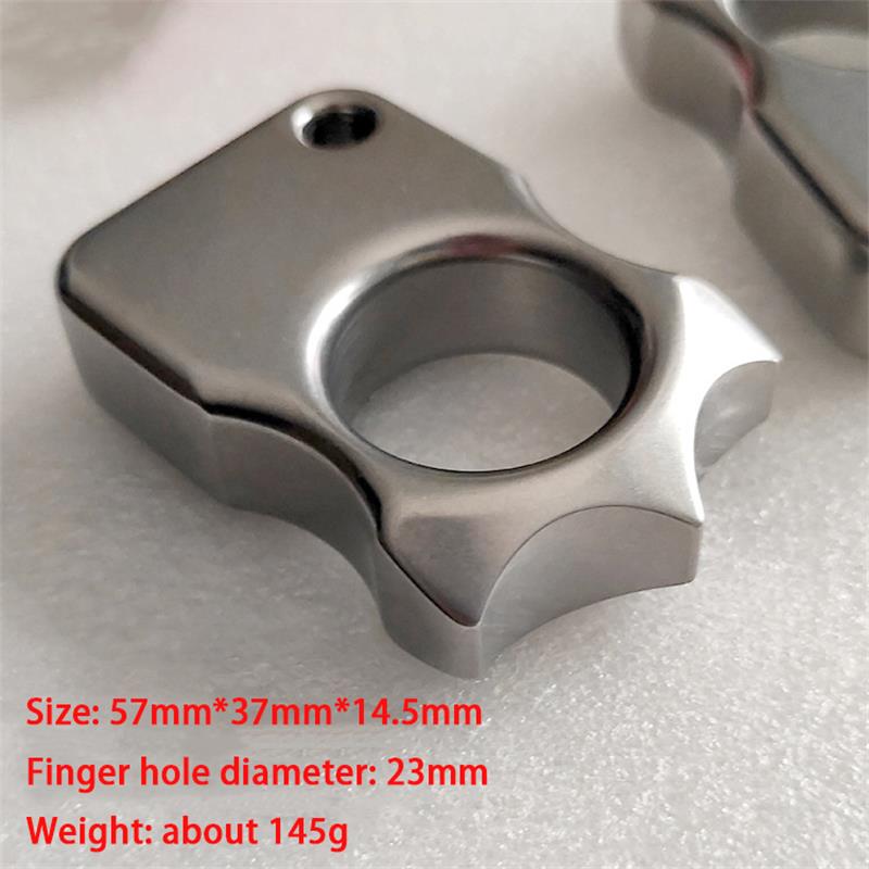 Stone Wash Solid 304 Steel Knuckle Duster Defense Grapple EDC