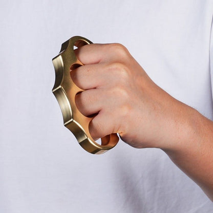 Thickened Brass Knuckle Duster Safety-defend EDC