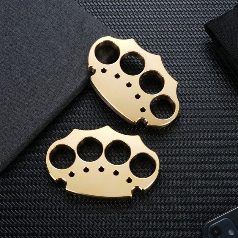 Thickened Brass Knuckle Duster Safety-defend EDC