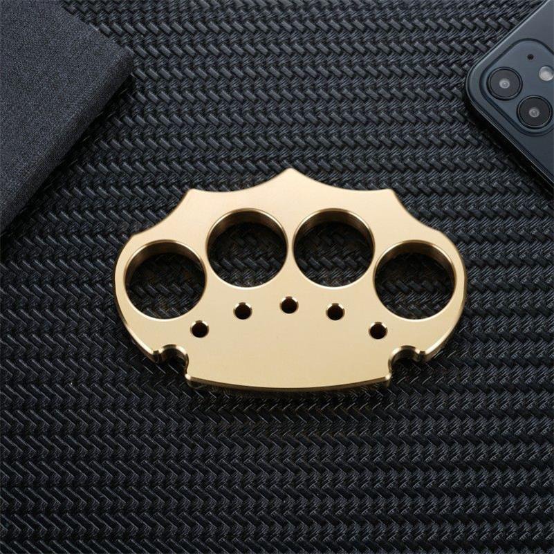 Thickened Brass Knuckle Duster Safety-defend EDC