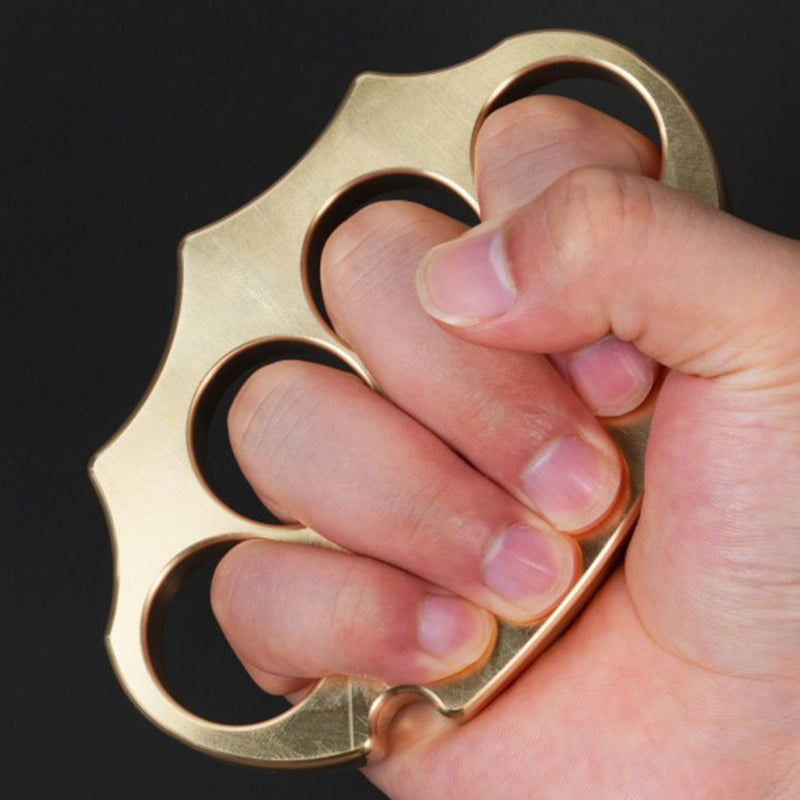 Thickened Brass Knuckle Duster Safety-defend EDC