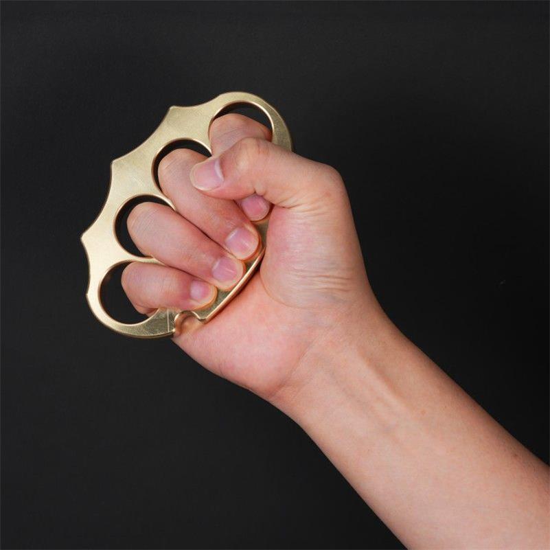 Thickened Brass Knuckle Duster Safety-defend EDC