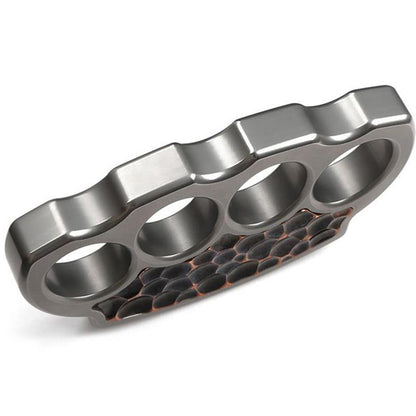 Purple Copper Patch Titanium Alloy Knuckle Duster EDC