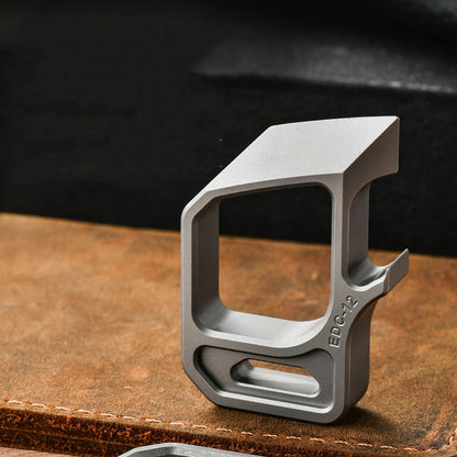 TC4 Titanium Knuckle Duster Bottle Opener Pendant EDC