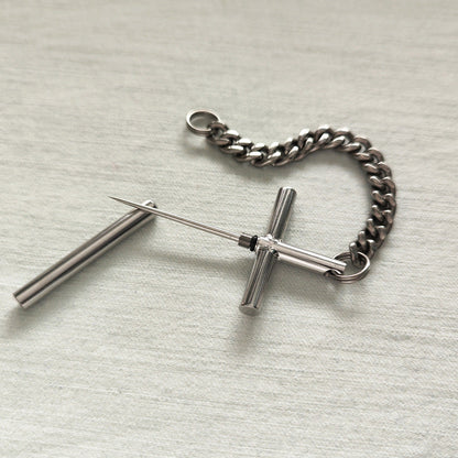 Crucifix Titanium Chain Pendant 304 Steel Toothpick EDC Tool