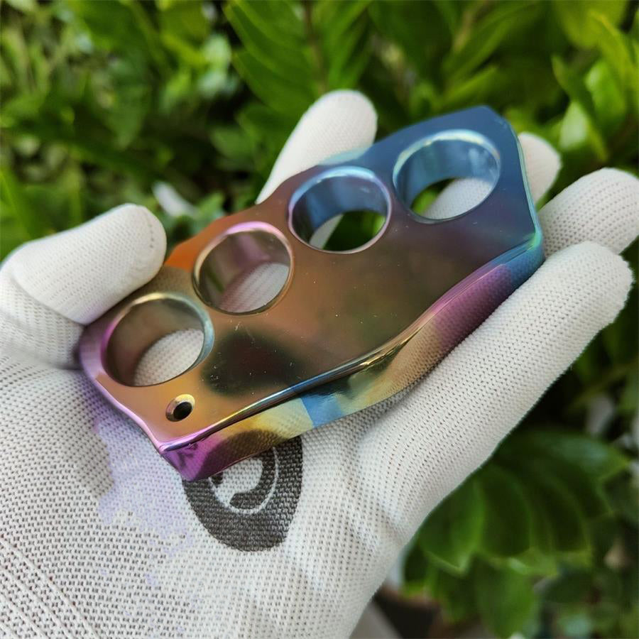 Colorful Titanium Alloy Knuckle Duster Grapple Boxing EDC Tool