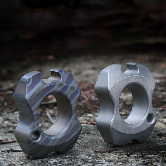 Colorfully Mini Titanium Knuckle Duster Bottle Opener Pendant