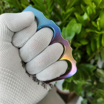 Colorful Titanium Alloy Knuckle Duster Grapple Boxing EDC Tool