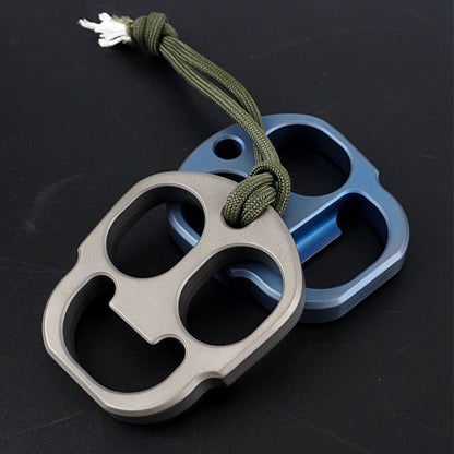 Happy- TC4 Titanium Knuckle Duster Bottle Opener EDC Tool