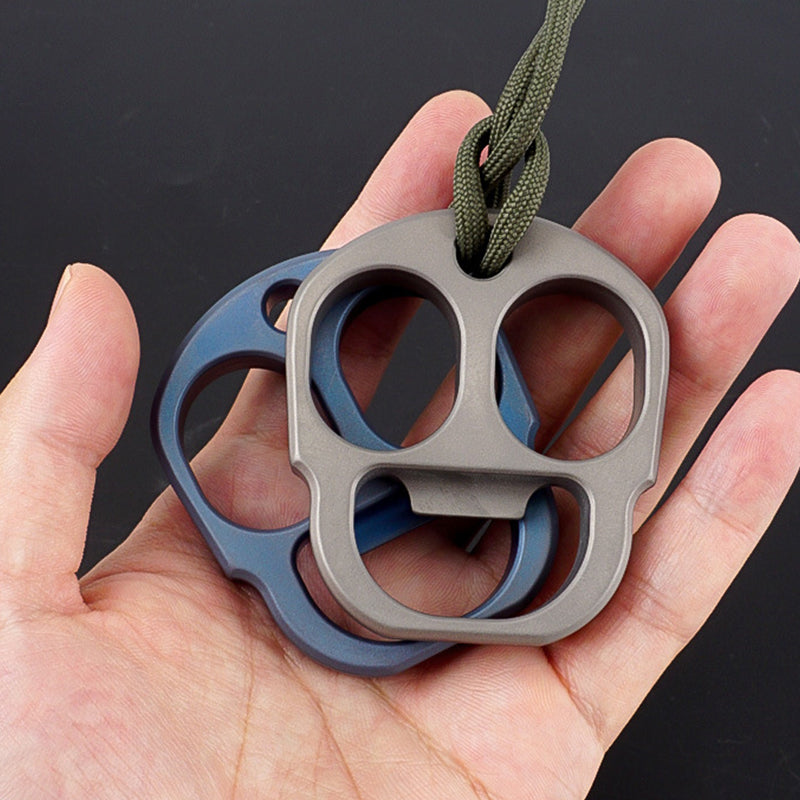 Happy- TC4 Titanium Knuckle Duster Bottle Opener EDC Tool