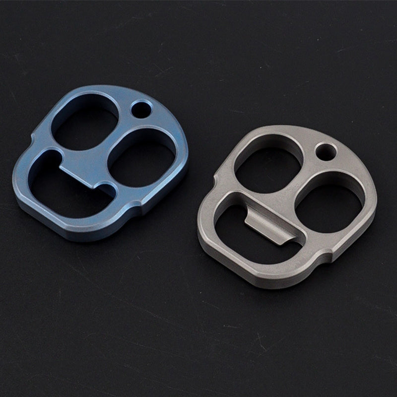 Happy- TC4 Titanium Knuckle Duster Bottle Opener EDC Tool