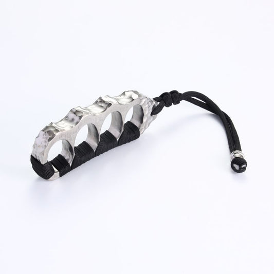 Pea- TC4 Titanium Knuckle Duster Outdoor Safety Protection