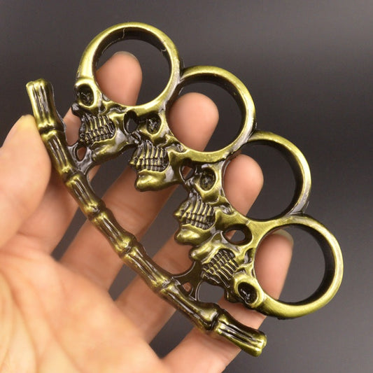 Bone Demon - Brass Knuckle Duster Quatro Dedos Tiger EDC Ferramentas