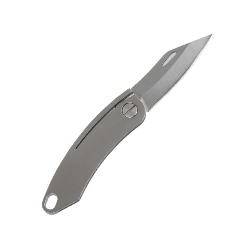 Titanium Mini Finger A Folding Knife Key Ring Type  EDC