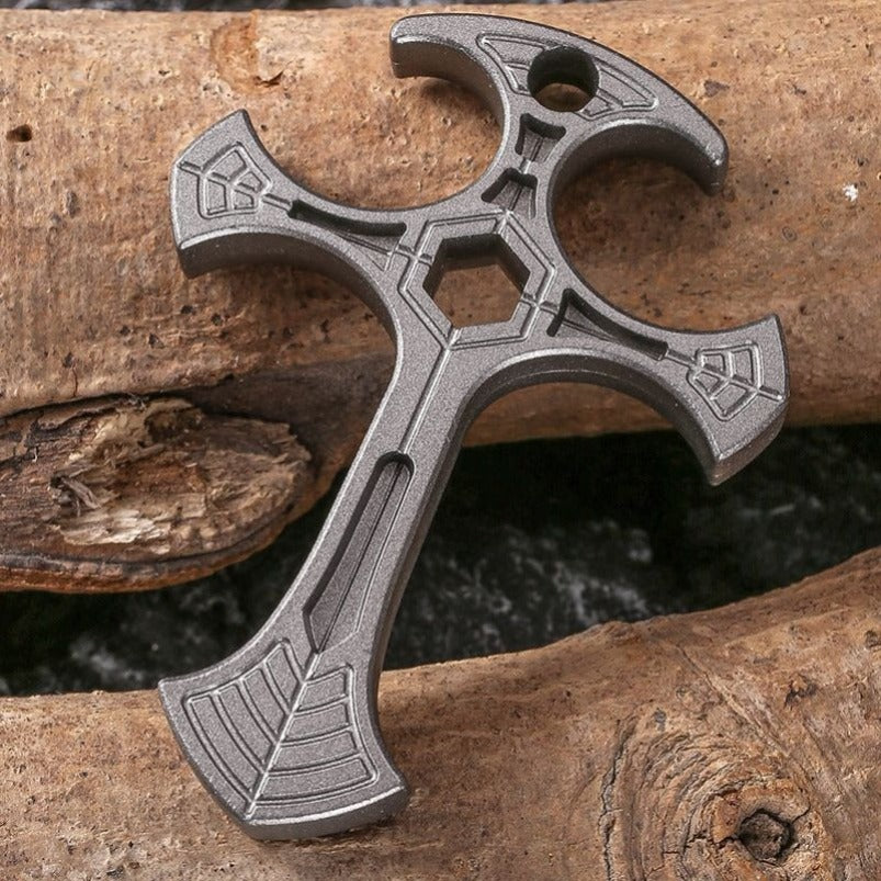 Multifunctional Cross Pendant Bottle Opener Hex Wrench