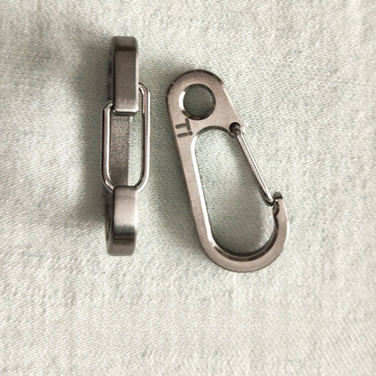 TC4 Spring Carabiner Keychain Multi Tool EDC