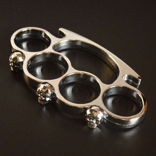 Exorcism-brass Knuckle Duster Skull Style Self Defense EDC Tool