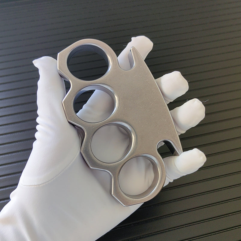 The KING Stone Wash Precision Steel Knuckle Dusters EDC