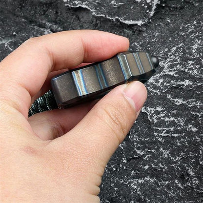 Bean- Single Finger Titanium Knuckle Duster Defense EDC