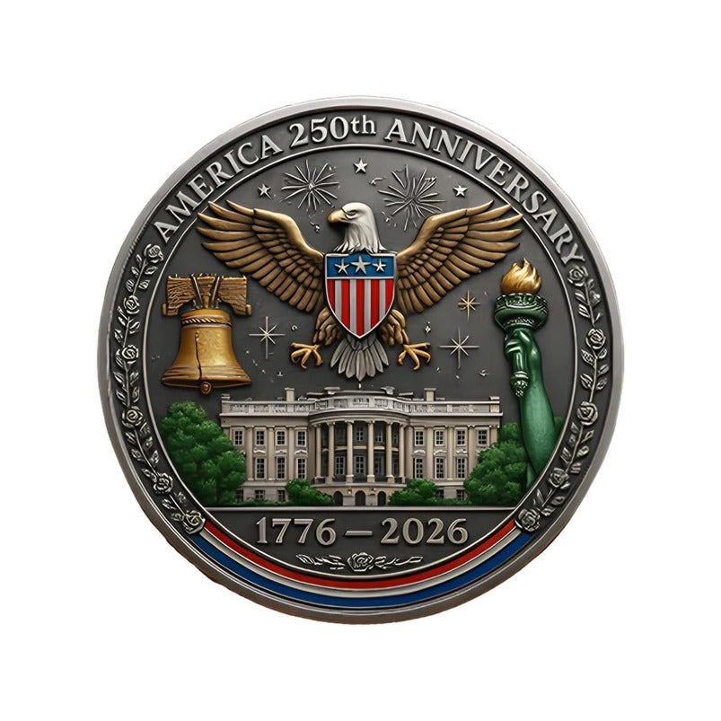 1776 United States 250 Anniversary Medal Exquisite Coin Commemorative Collection