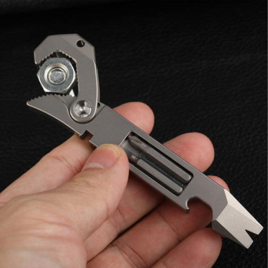 Titan Crowbar Hex Wrench Screwdriver Bottle Opener Multi-Tool