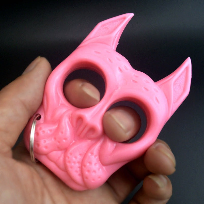 Bulldog-Hard Knuckle Duster ciondolo a due dita