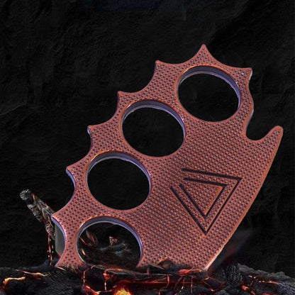 Hedgehog- Brass Knuckle Duster Finger Spiked Self Defense