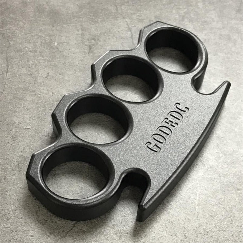 GODEDC Black Lightweight Aviation Aluminum Knuckle EDC