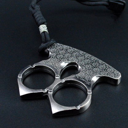 Elf-brass Knuckle Duster Two Finger Knuckles Self Defense EDC