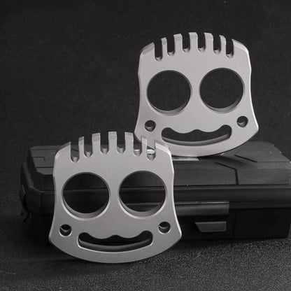Brook- Steel Knuckle Duster Female Anti Wolf Defense ED