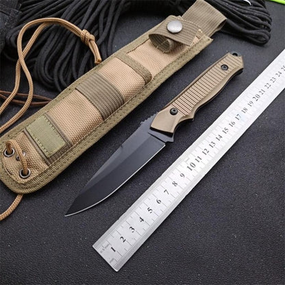 BM140BK Champagne Handle Tactical Straight Knife