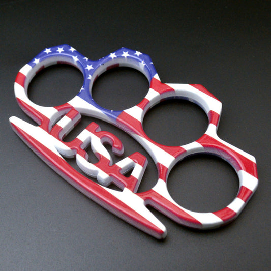 USA Flag-Knuckle Duster Self-protection Fist Buckle EDC