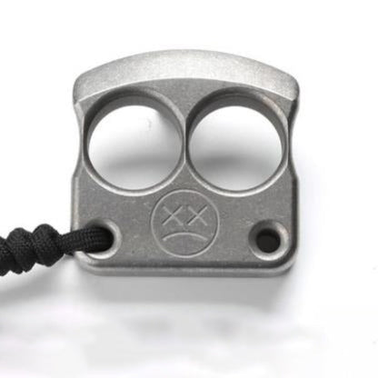 Crying Face- Multi-style Titanium Knuckle Duster Ring Pendant