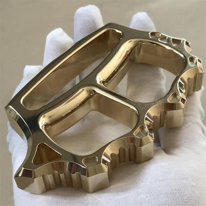 Solid Thickened Brass Knuckle  Broken Window EDC Paperweight