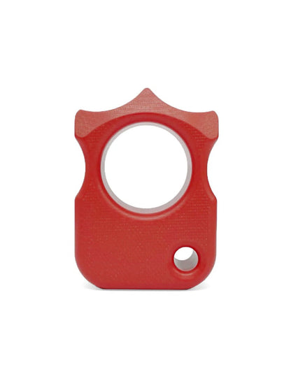 Red G10 Knuckle Duster Keychain Women's Self-defense Accessories