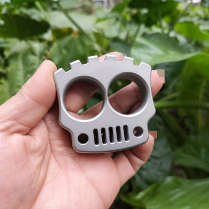 Robot-Mini Thickened Stainless Steel Knuckle Duster EDC